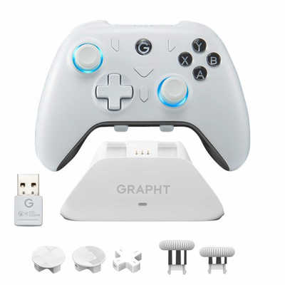 GHTさん専用 GRAPHT ゲームパッド＋充電ドックバンドルセット クイックカスタム