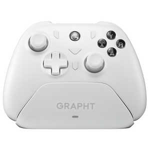GRAPHT ゲームパッド+充電ドックバンドルセット クイックカスタムゲームパッド+充電ドックバンドルセット [Bluetooth・USB / Windows・Android・iOS / 22ボタ