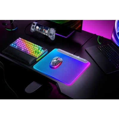 RAZER ゲーミングマウスパッド Firefly V2 Pro Phantom White Edition