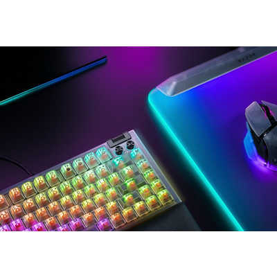 RAZER ゲーミングキーボード BlackWidow V4 75％ Phantom White