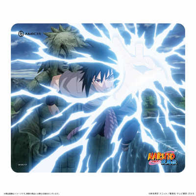SMARPRISE NARUTO-ナルト- 疾風伝 AMICIS ガラスマウスパッド うちは