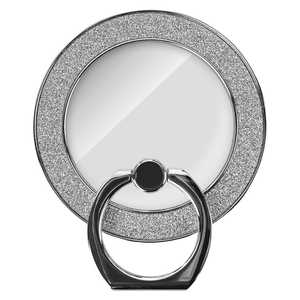 UNIQ iRing Mag Glitter シルバー UMS-IR18MGSL UNIQ iRing Mag Glitter シルバー UMS-IR18MGSL