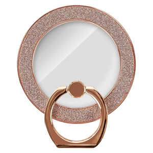 UNIQ iRing Mag Glitter ローズゴールド UMS-IR18MGRG UNIQ iRing Mag Glitter ローズゴールド UMS-IR18MGRG