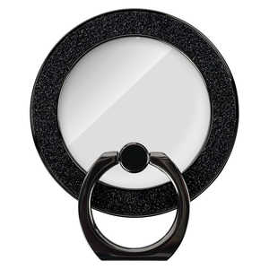 UNIQ iRing Mag Glitter ブラック UMS-IR18MGBK UNIQ iRing Mag Glitter ブラック UMS-IR18MGBK