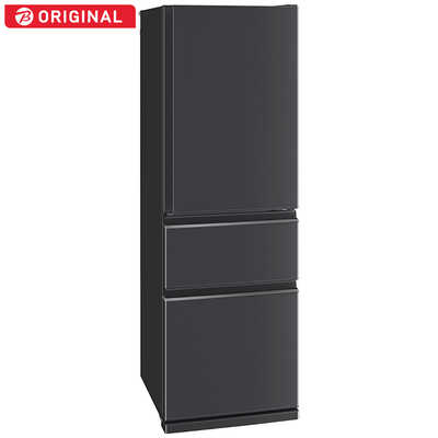 冷凍庫　MITSUBISHI ブラック MITSUBISHI 冷凍庫 1ドア/右開き/144L/サファイアブラック ☆大型配送