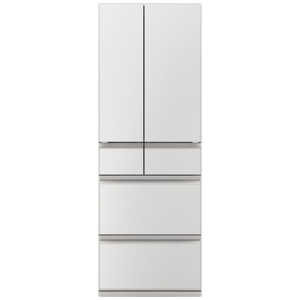 �O�H MITSUBISHI �①�� 6�h�A 485L �t�����`�h�A(�ω��J��) MZ�V���[�Y �^�񒆖�؎� ��65cm �O�����h���l���z���C�g MR-MZ49N-W