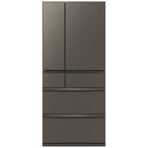 �O�H MITSUBISHI �①�� 6�h�A 700L �t�����`�h�A(�ω��J��) WXD�V���[�Y �^�񒆗Ⓚ�� ��80cm �O�����h�A���o�[�O���[ (�v���O����) MR-WXD70N-H