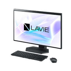 NEC デスクトップパソコン LAVIE A27 [ 27型 / Win11 Home / Core i5 / メモリ16GB / SSD512GB / Office選択可能 ] ファインブラック PCA2765LAB2