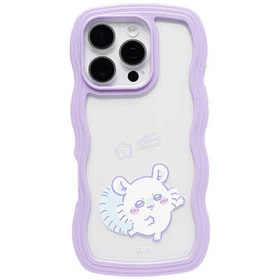 ちいかわ うねうねケース iPhone16ラベンダー　モモンガ含むおまとめ購入 HAMEE ［iPhone 16 Pro専用］ちいかわ うねうねケース