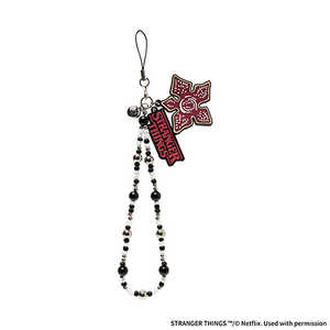 HAMEE Netflixシリーズ「ストレンジャー・シングス 未知の世界」 iFace Phoneチャーム iFace ブラック 41-181472