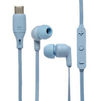 HAMEE iFace マイク付き ワイヤードイヤホン USB-C/ピンク 691-182059