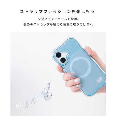 HAMEE ［iPhone 15/14/13専用］iFace BeBling 2 MagSynqケース クリア