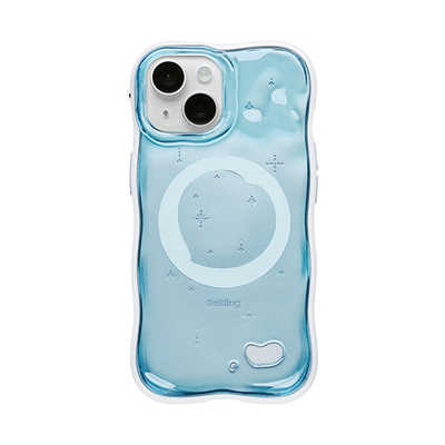 162　ケル単品 HAMEE ［iPhone 15/14/13専用］iFace BeBling 2 MagSynqケース ブルー