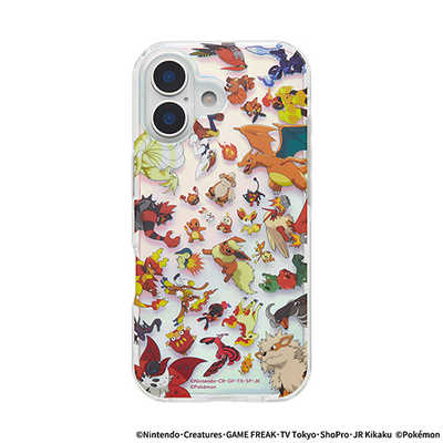 HAMEE ［iPhone 17専用］ポケモン HIGHER ハイブリッドケース クリア