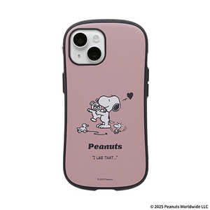 HAMEE �miPhone 15/14/13��p�nPEANUTS/�s�[�i�b�c iFace First Class MagSynq�P�[�X iFace �����݃s���N/�N�}�̂ʂ������ 41-186637