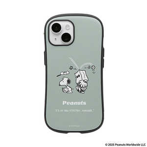 HAMEE �miPhone 15/14/13��p�nPEANUTS/�s�[�i�b�c iFace First Class MagSynq�P�[�X iFace �����݃O���[��/�싅 41-186651