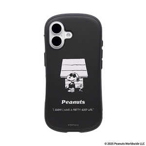 HAMEE �miPhone 16��p�nPEANUTS/�s�[�i�b�c iFace First Class MagSynq�P�[�X iFace �����݃u���b�N/�W���[�E�N�[�� 41-186699