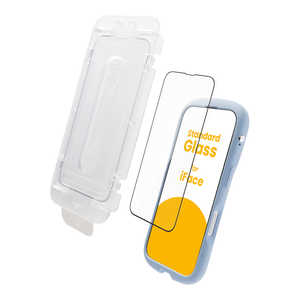 HAMEE �miPhone 17e/16e/14/13/13 Pro��p�niFace �����K���X ��ʕی�t�B���� �N���A 41-190016