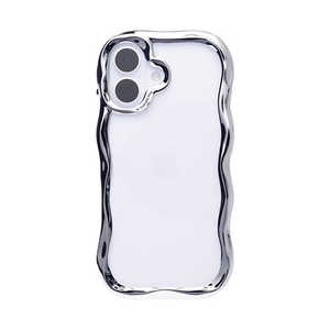 HAMEE �miPhone 17��p�niFace BeBling �N���A�P�[�X �V���o�[ 41-190146