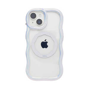 HAMEE �miPhone 15/14/13��p�niFace BeBling MagSynq �N���A�P�[�X �z���C�g�I�[���� 41-190184