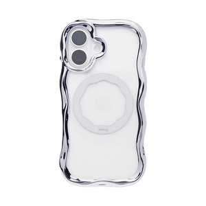 HAMEE �miPhone 16��p�niFace BeBling MagSynq �N���A�P�[�X �V���o�[ 41-190207