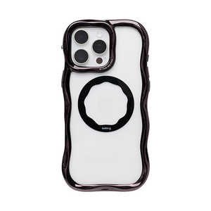 HAMEE �miPhone 16 Pro Max��p�niFace BeBling Wave MagSynq �N���A�P�[�X iFace �u���b�N 41-192577