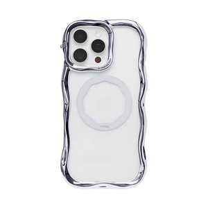 HAMEE �miPhone 16 Pro Max��p�niFace BeBling Wave MagSynq �N���A�P�[�X iFace �V���o�[ 41-192584