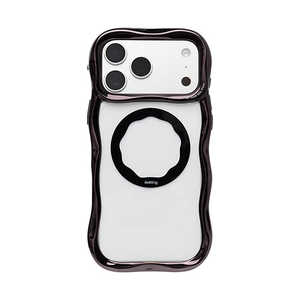 HAMEE �miPhone 17 Pro Max��p�niFace BeBling Wave MagSynq �N���A�P�[�X iFace �u���b�N 41-192638