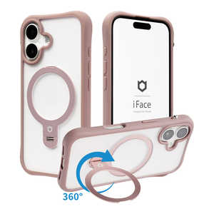 HAMEE �miPhone 16��p�niFace Leany MagSynq �X�^���h�P�[�X ���J�x�[�W�� 41-193451