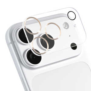 HAMEE �miPhone 18 Pro �t�B����/17 Pro��p�niFace �����K���X �J���������Y�v���e�N�^�[ ���^���S�[���h 41-194885