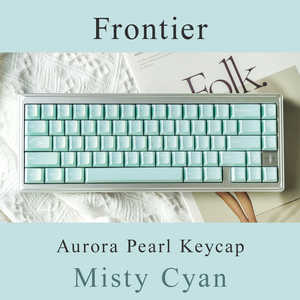 FRONTIER Aurora Pearl Keycap Misty Cyan FR-AURORA-PEARL-KP-MISTY-CYAN