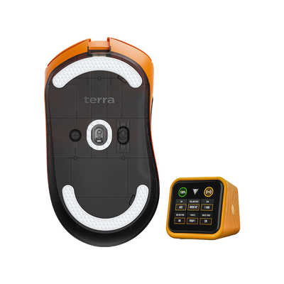 teevolution terra pro 8k ドングル付き　オレンジ TEEVOLUTION Teevolution Terra Pro Inferno Orange ワイヤレス エルゴ
