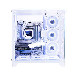 Rabbit0STUDIO Rabbit0 Studio �Q�[�~���O�p�\�R�� AMD Ryzen 7 7800X3D / RTX 5070 �z���C�g Rabbit0 Studio RBST-7800X3D-5070WH
