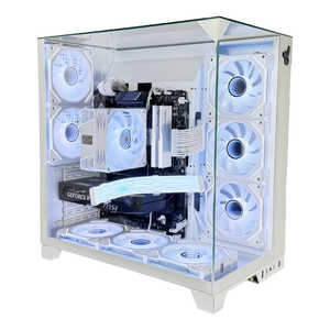 Rabbit0STUDIO Rabbit0 Studio �Q�[�~���O�p�\�R�� AMD Ryzen 7 5700X / RTX 5060 �z���C�g Rabbit0 Studio RBST-7800X3D-9070WH