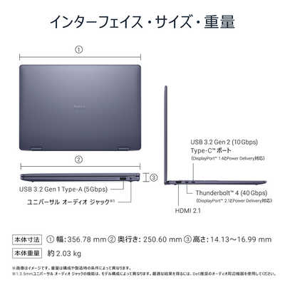 DELL デル ノートパソコン Dell 16 Plus 2in1 [ 16型 / Win11 Home