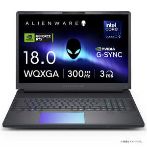 DELL ǥ ߥ󥰥Ρȥѥ Alienware 18 Area-51 [ 18 / Win11 Home(Ѹ) / Core Ultra 9 / 32GB / 1TB / Ѹǥܡ ] NAA108-FNE