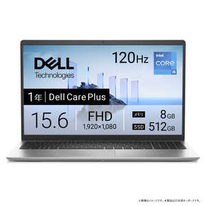 DELL デル ノートパソコン [ 15.6型 / Win11 Home / Core i5 / メモリ8GB / SSD512GB ] プラチナシルバー ND45-GHSC