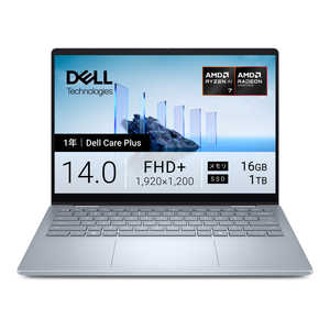DELL �f�� �m�[�g�p�\�R�� Dell 14 Plus 2-in-1 DB04255 [ Copilot+ PC / Win11 Home / Ryzen AI 7 ] �A�C�X�u���[ CCL74P-FWC