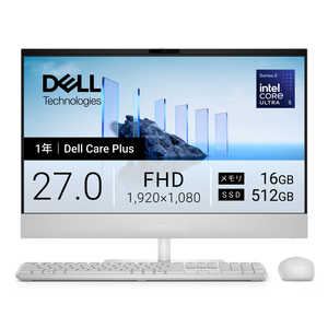 DELL　デル デスクトップパソコン [ Copilot＋ PC / 27型 / Win11 Home / メモリ16GB / SSD512GB ] ライトアッシュ ACD59-GNWC