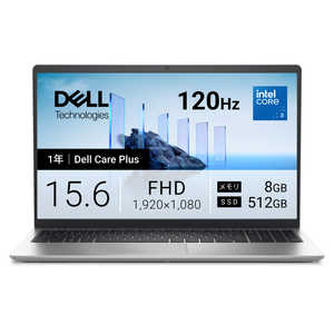 DELL �f�� DC15250 �m15.6�^ / Win11 Home / intel Core 3 / �������F8GB / SSD�F512GB / 2026�ă��f���n �v���`�i�V���o�[ ND25-GNSC