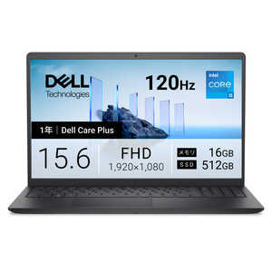DELL �f�� DC15250 �m15.6�^ / Win11 Home / intel Core i5 / �������F16GB / SSD�F512GB / 2026�ă��f���n �J�[�{���u���b�N ND55-GNBC