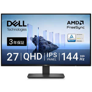 DELL �f�� Dell 27 ���j�^�[ �m27�^ / WQHD(2560×1440) / ���C�h / 144Hz�n �u���b�N SE2726D-R
