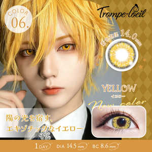 GRANDPRIX (度あり/-1.00) ワンデー イエロー (BC8.6/PWR-1.00/DIA14.2) 2枚入