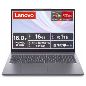 レノボジャパン　Lenovo ノートパソコン IdeaPad Slim 3 Gen 10 [ 16型 / Win11 Home / Ryzen 5 / メモリ16GB / SSD1TB / M365 (24か月) or Office 選択可能 ] 83K8007DJP