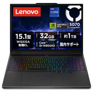 ���m�{�W���p�� Lenovo Legion 5i Gen 10 /Core i9-14900HX�v���Z�b�T�[/������32GB/SSD1TB/Microsoft365���p��/Windows11Home 83LY00UVJP