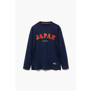 TENTIAL BAKUNE Dry ロングスリーブTシャツ (侍JAPANコラボ) ネイビー(M)-25FW 25FSBA098U00080005N