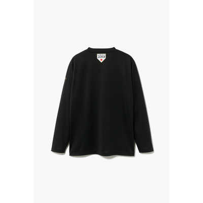 TENTIAL BAKUNE Dry ロングスリーブTシャツ (侍JAPANコラボ) ブラック