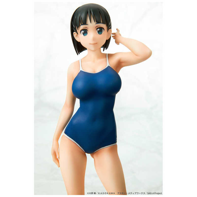 定番の中古商品 Qsix 塗装済み完成品 1 7 ソードアート 紺スクver ｷﾘｶﾞﾔｽｸﾞﾊｺﾝｽｸver 桐ヶ谷直葉 オンライン