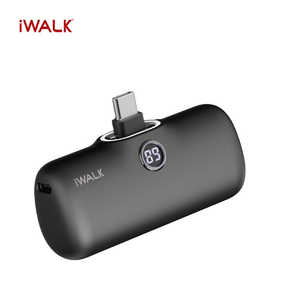 IWALK iWALK デジタル表示 iWALK ［USB Power Delivery・Quick Charge対応 /1ポート］ ブラック RS-DBL5000PC-BK