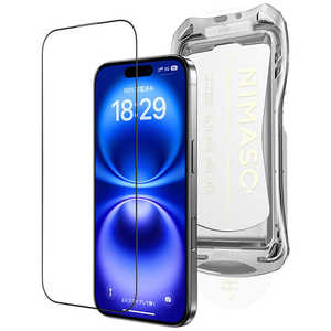 NIMASO iPhone 16 Plus 6.7inch ガラスフィルム 高透明 初回ロット限定レンズフィルム付き 完全保護 神ガイド付き NI-G2-16BK2-PR NIMASO iPhone 16 Plus 6.7inch ガラスフィルム 高透明 初回ロット限定レンズフィルム付き 完全保護 神ガイド付き NI-G2-16BK2-PR